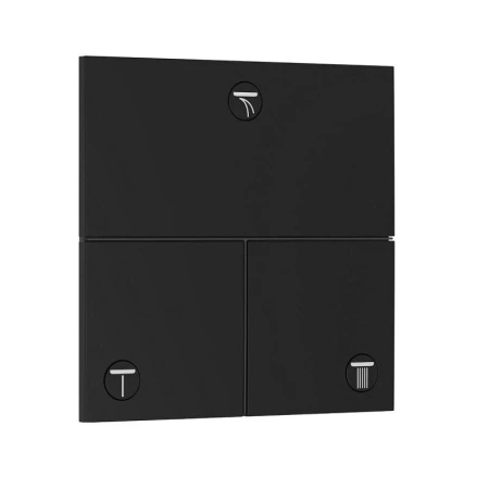 Переключатель потоков на 3 положения Hansgrohe ShowerSelect Comfort Е 15573670 черный матовый