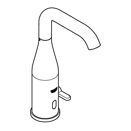 Инфракрасная электроника для раковины со смешиванием Grohe Essence E 36445 AL0 (36445AL0) темный графит