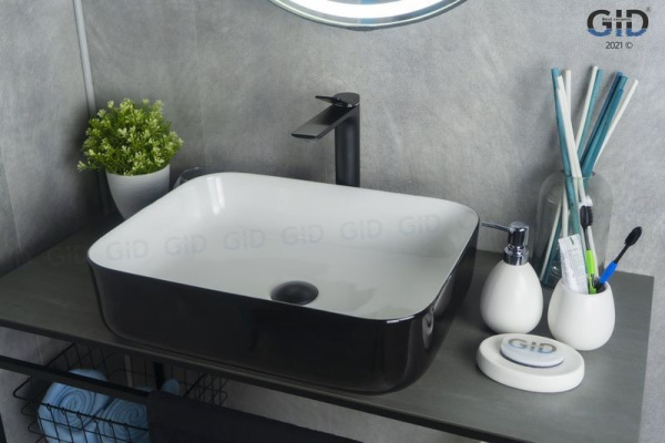 Раковина накладная (50х39) Gid Nc366