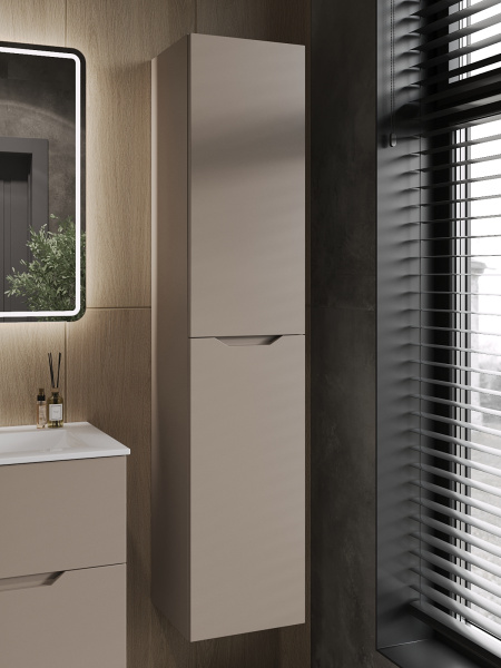 Пенал подвесной 35 правый Orange Line Li-35PuL  матовый латте