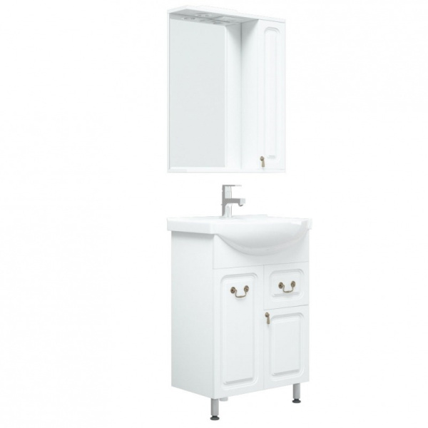 Зеркальный шкаф (59х74) Corozo Элегия Ретро 60 SD-00000006