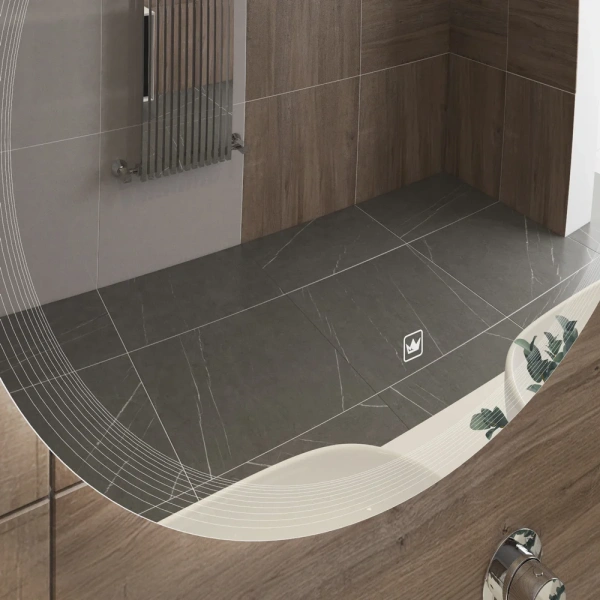 Зеркало (70х70) Cezares CZR-SPC-ECO-700-LED-TCH