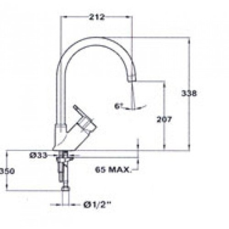 Смеситель для кухни Teka Kobe 35911512 (35.911.51.2)
