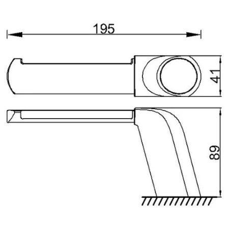 Бумагодержатель RUSH Flores FL08111A