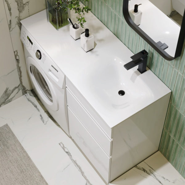 Тумба под стиральную машину Aqwella Duet 115 DU01052N