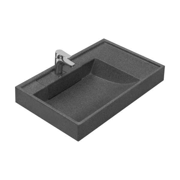 Раковина Aquaton Рейн 80 графит 1A72113KRW210