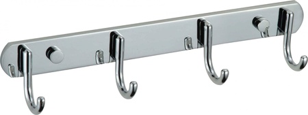 Планка с крючками 4 крючка Savol S-001254 в упаковке 2 шт