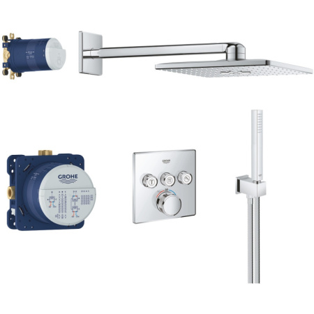 Душевой комплект 310 мм Grohe Grohtherm SmartControl 34804 000 (34804000) хром