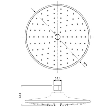 Душевая стойка Milardo Rosco ROSSB1FM06