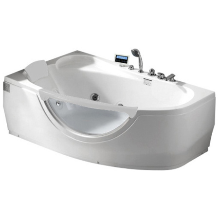 Акриловая ванна (161х96) Gemy G9046 K L с гидромассажем, левая