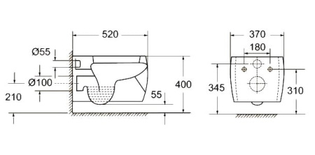 Унитаз подвесной BelBagno Formica BB1030CH