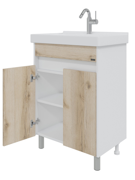 Тумба под раковину СаНта Мира 60 700474 австрийский дуб, без раковины