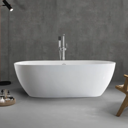 Акриловая ванна (180х81) ABBER AB9263-1.8 без гидромассажа, белый