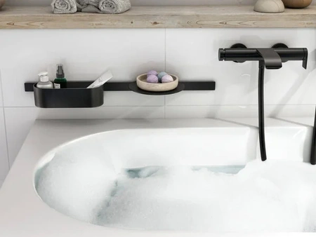 Штанга для аксессуаров 70 см Hansgrohe WallStoris 27904670 черный матовый
