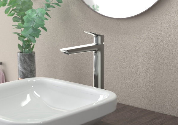 Смеситель для раковины без донного клапана Hansgrohe Logis Fine 71258000 хром
