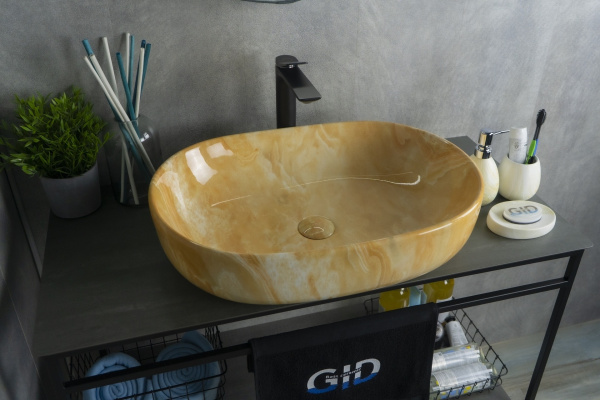 Раковина накладная (60х42) Gid Mnc171