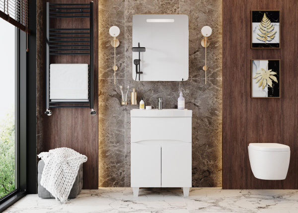 Зеркало-шкаф c подсветкой Onika Неаполь 60 (60x70,6) 206064