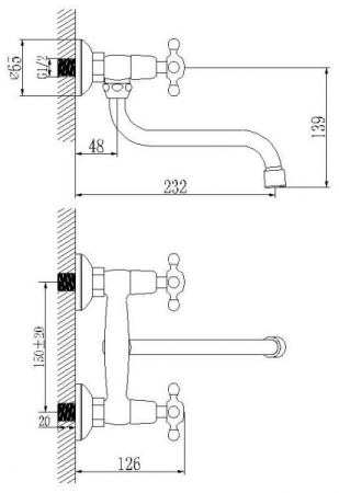Смеситель для кухонной мойки Lemark Standard (LM2111C)