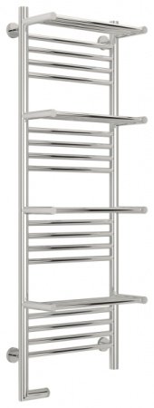 Полотенцесушитель Электрический Cунержа Богема с полкой 2.0 Левый (1200x400) Сатин 071-5208-1240