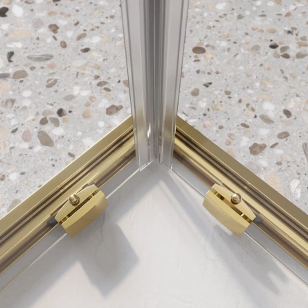 Душевой уголок BelBagno Luce LUCE-A-2-80-C-ORO