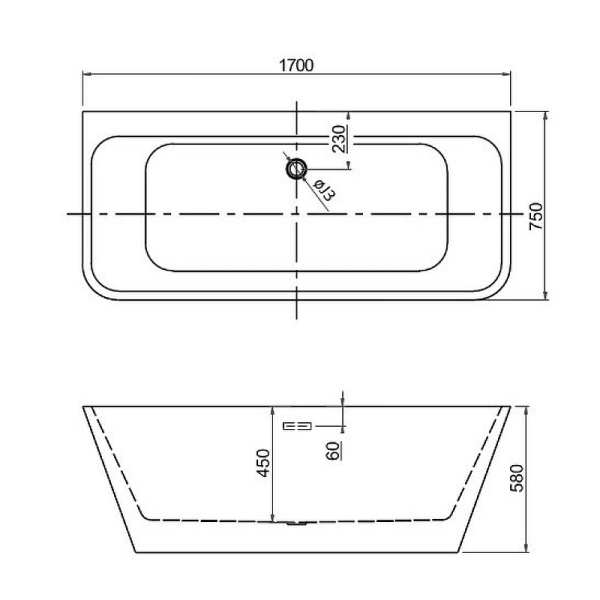 Акриловая ванна Aquatek Элегия (170x75) AQ-113775WT Акриловая ванна Aquatek Элегия (170x75) AQ-113775WT
