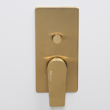 Душевая система WasserKRAFT A55201, матовое золото