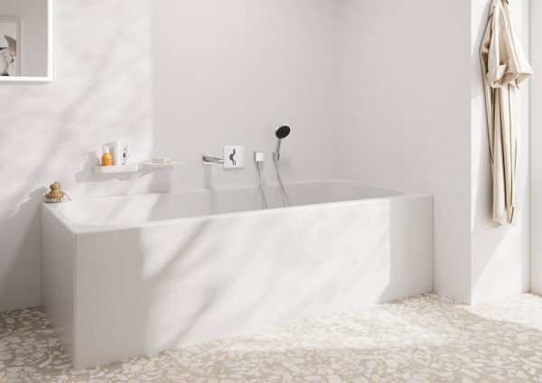 Смеситель для ванны на 2 потребителя Hansgrohe DuoTurn E 75417000 хром