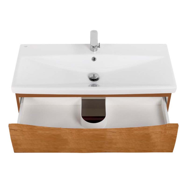 База под раковину подвесная BelBagno MARINO-CER-900-2C-SO-RR-P Rovere Rustico