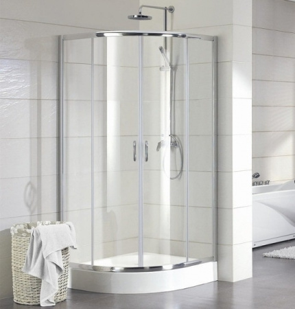 Душевой уголок BRAVAT Drop без поддона две раздвижные двери 1000x1000x2000 (BS100.1200A)