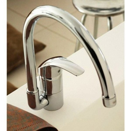 Смеситель однорычажный для мойки, Grohe Euroeco 32752 000 (32752000) хром