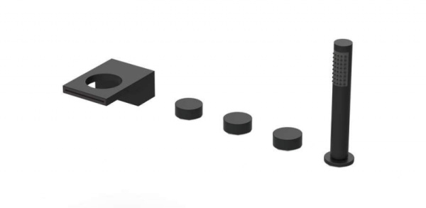 Смеситель для ванны Bravat Lapland F581125K-DE