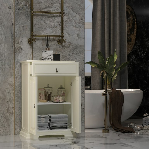 Комод напольный Opadiris Риспекто 00-00006521 слоновая кость