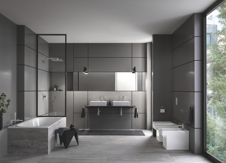 Биде напольное приставное GROHE Cube Ceramic 39487 00H (3948700H)