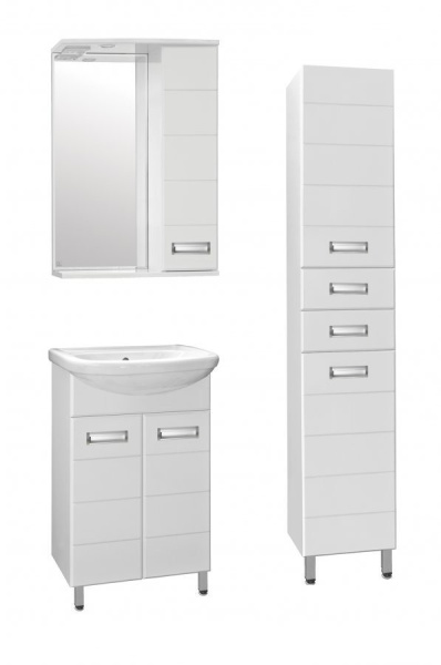 Тумба под раковину напольная Style Line Ирис 55 ЛС-00000015 белый