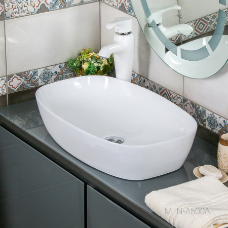 Раковина накладная (60х38) Melana A500A-805