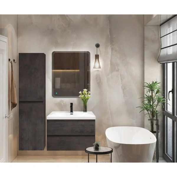 Пенал подвесной Cezares  MOLVENO-1600-2A-SC-OSS Ossido