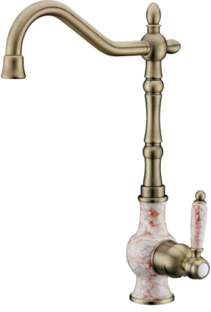 Смеситель для кухни Zorg Stone ZR 365 Y ROSSO