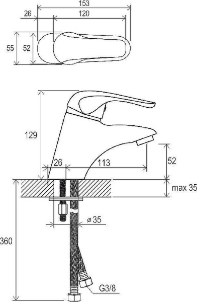 Комплект смесителей Ravak Rosa Set RS 70508017