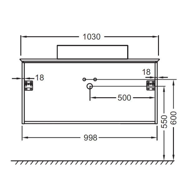 Тумба под раковину Jacob Delafon Madeleine 100 EB2084-J51 матовая