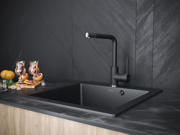 Смеситель для кухни с подключением к фильтру  Paulmark Honner Ho212018-401TB