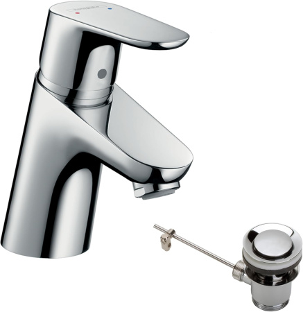 Смеситель для раковины для нагревателей закрытого типа Hansgrohe Focus 31132000 хром