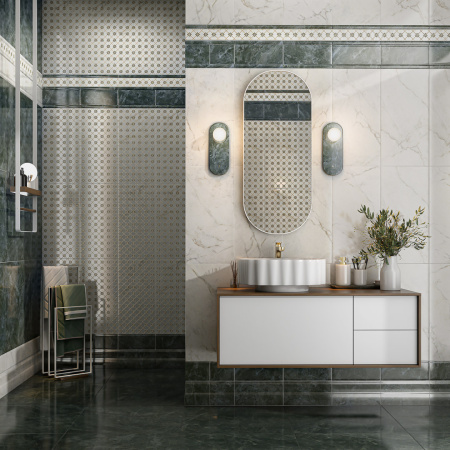 Зеркало (42х100) Kerama Marazzi Cono 42 CO.mi.P.42\WHT