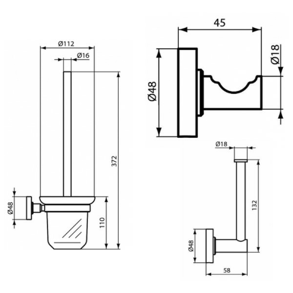 Набор аксессуаров Ideal Standard IOM A9246XG