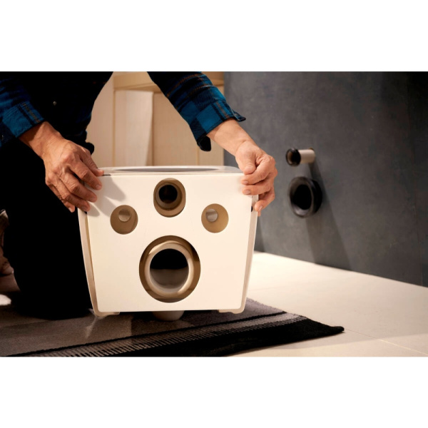 Унитаз подвесной безободковый Hansgrohe EluPura Original S 60142450 без сиденья