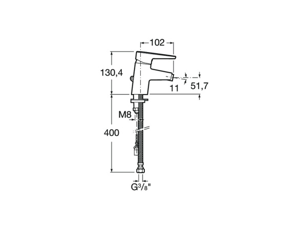 Смеситель для биде Roca Esmai  5A6131C00