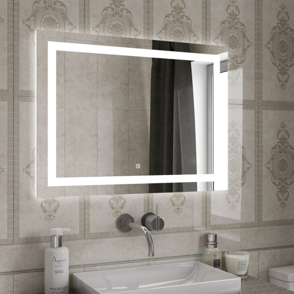 Зеркало с подсветкой (100x70) Continent Rimini ЗЛП1404