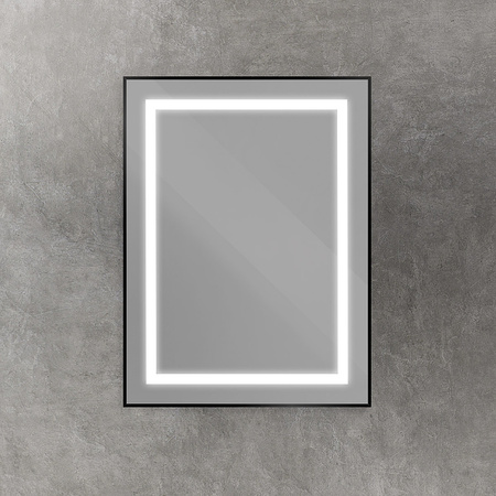 Зеркало (60х80) BelBagno Kraft SPC-KRAFT-600-800-SENS-NERO с подсветкой
