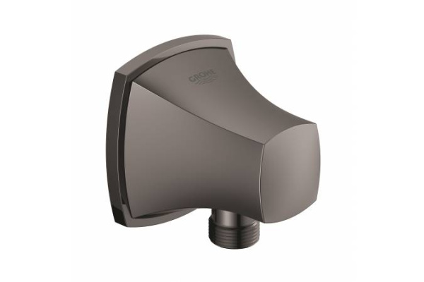 Подключение для душевого шланга GROHE Grandera 27970 A00 (27970A00) темный графит глянец Подключение для душевого шланга GROHE Grandera 27970 A00 (27970A00) темный графит глянец