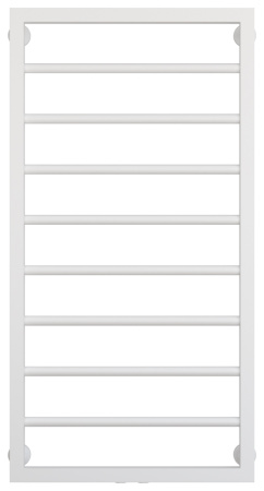 Полотенцесушитель Водяной Сунержа Канцлер (100х50) Матовый Белый 30-0254-1050
