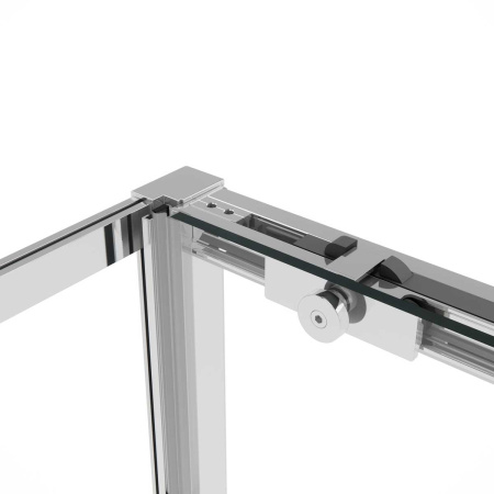 Душевой уголок Vincea  Slim Soft VSR-1SS8012CL (120х80)  хром, стекло прозрачное